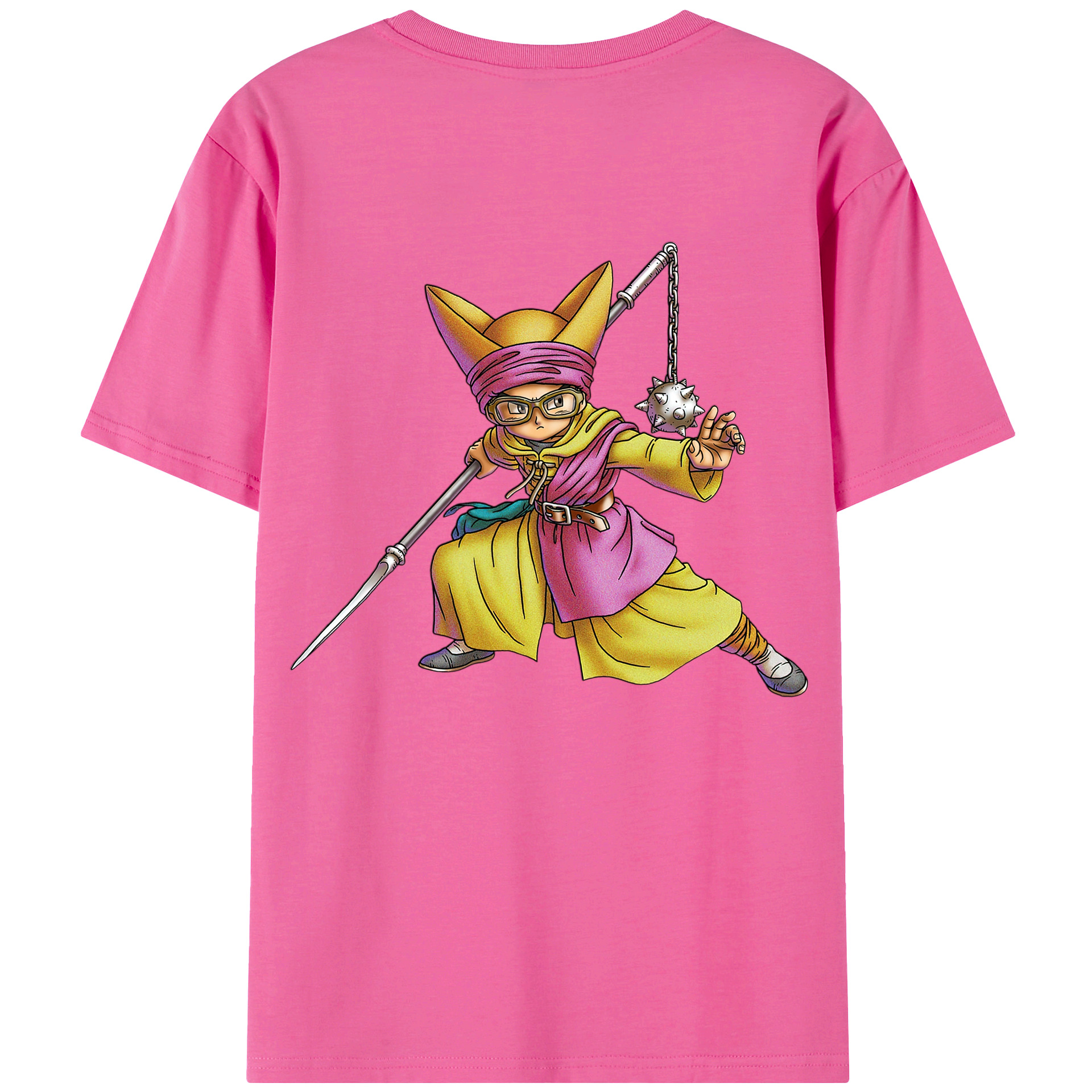 （画像用） ドラゴンクエスト Doragon Kuesuto Dragon Quest レディース半袖Tシャツ(バックプリント)